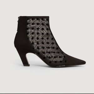 Mango Mesh Polka Dot boots (40)
